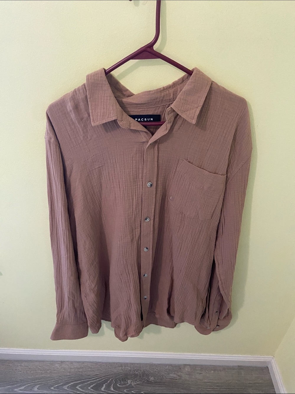 PacSun Gauze Button Front Shirt